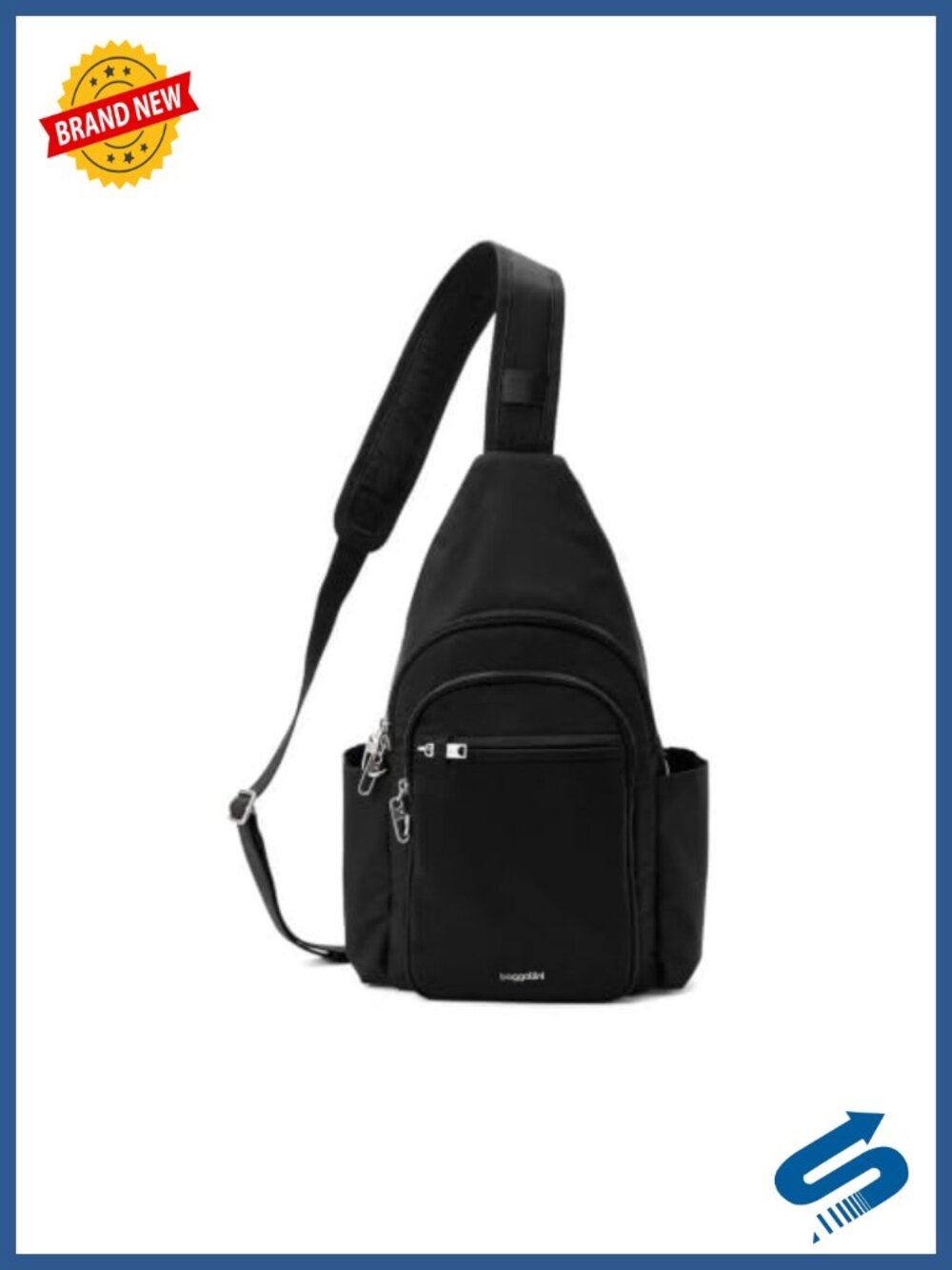 Anti-Theft Large Daytripper Sling Nylon RFID Travel Crossbody Bag